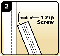 Optional Zip Hinge™ Clasp Installation Instructions - Part 2